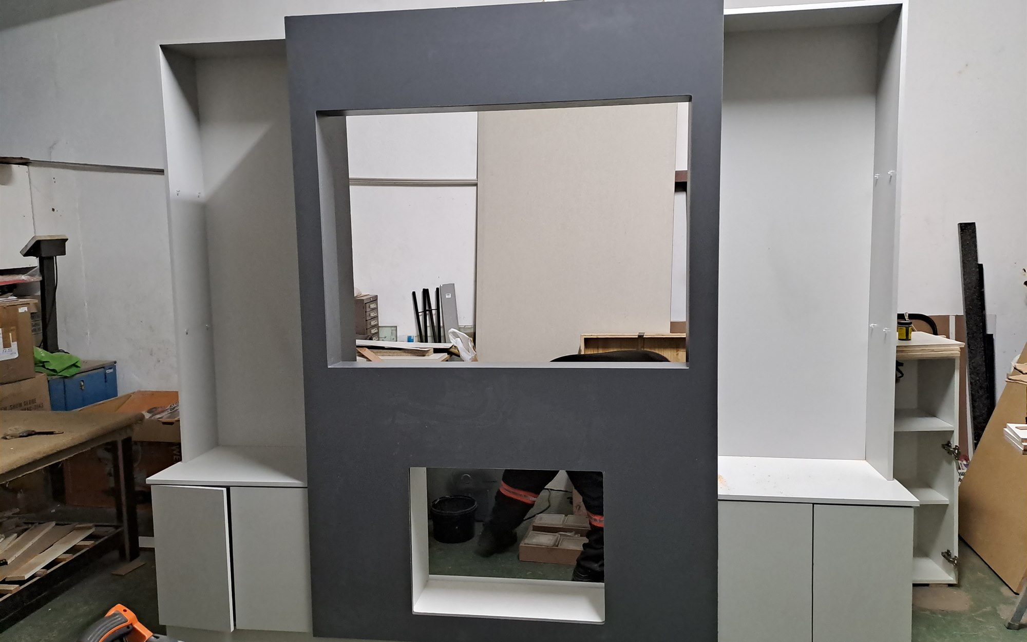 View this project in the gallery Custom solid wood furniture in progress at 2G Custom Furniture workshop